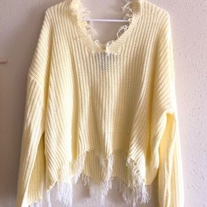 fringe sweater
